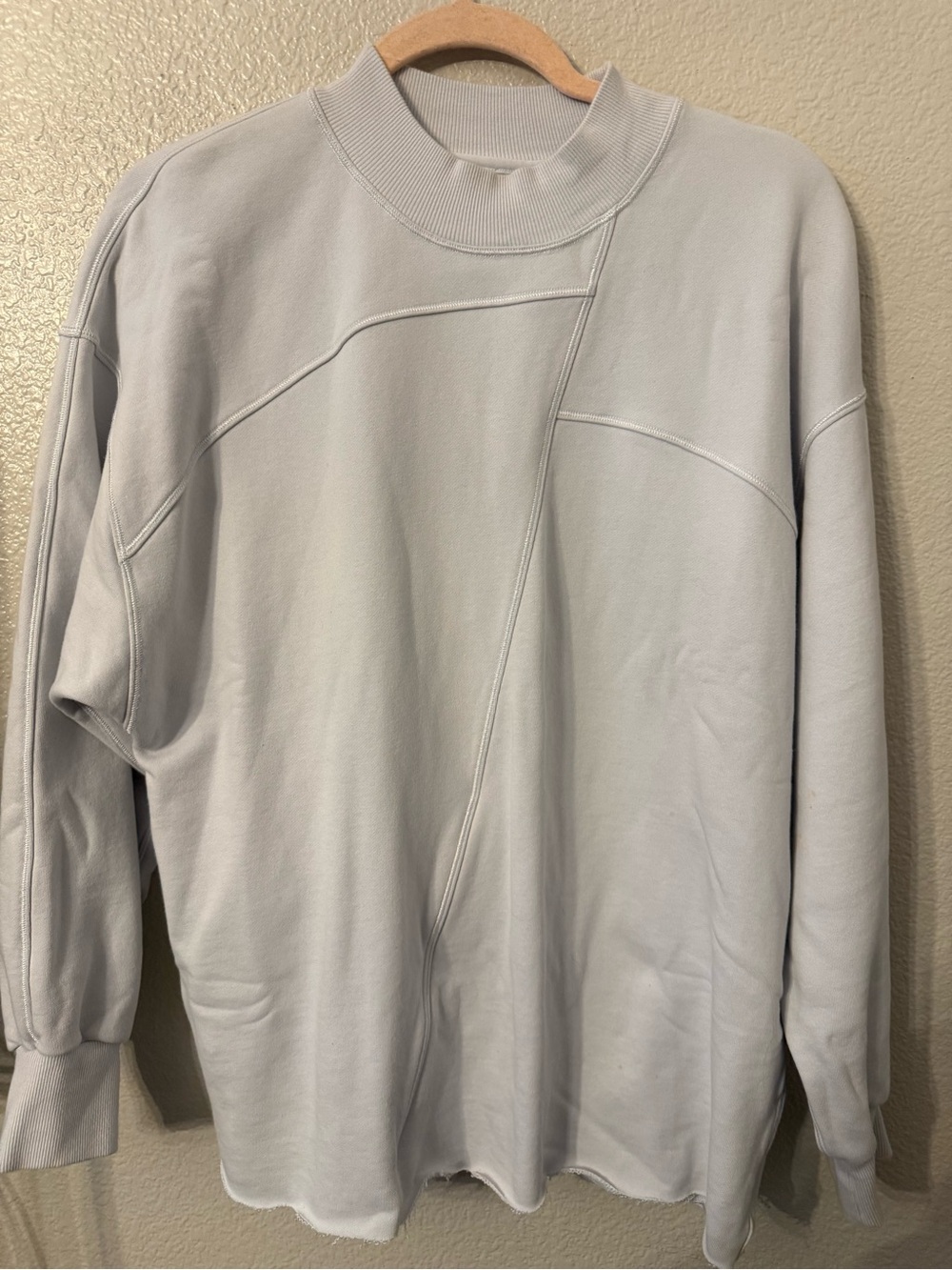 Lululemon Light Gray Crewneck Sweater